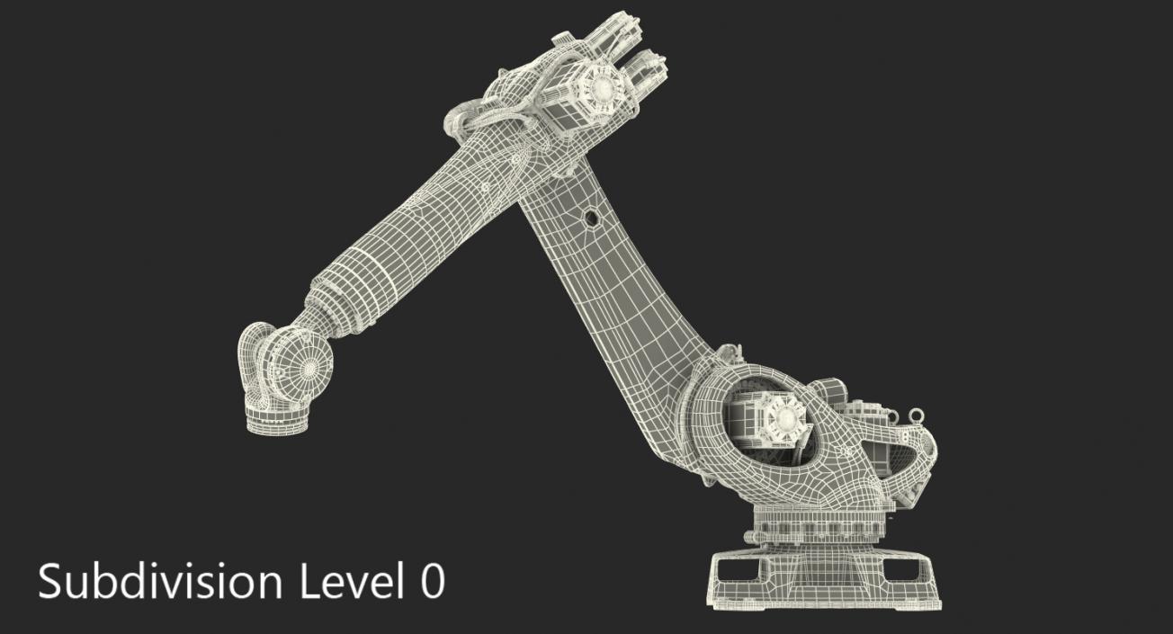 Kuka KR 210 R3100 Ultra Rigged for Maya 3D model