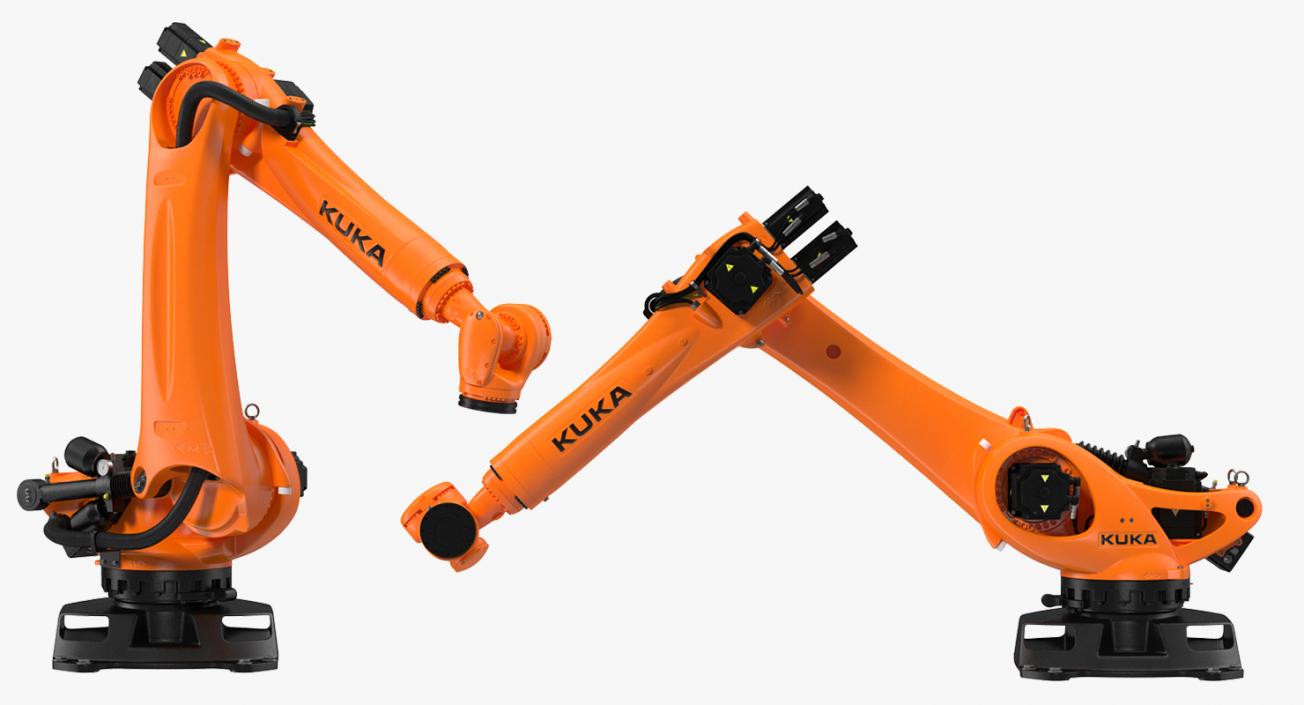 Kuka KR 210 R3100 Ultra Rigged for Maya 3D model