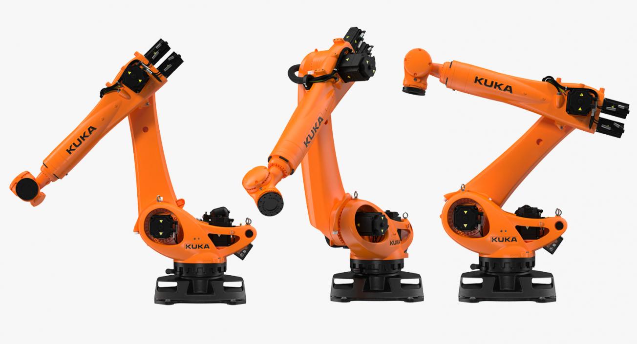 Kuka KR 210 R3100 Ultra Rigged for Maya 3D model