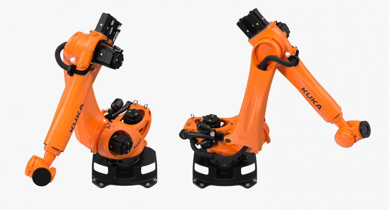 Kuka KR 210 R3100 Ultra Rigged for Maya 3D model