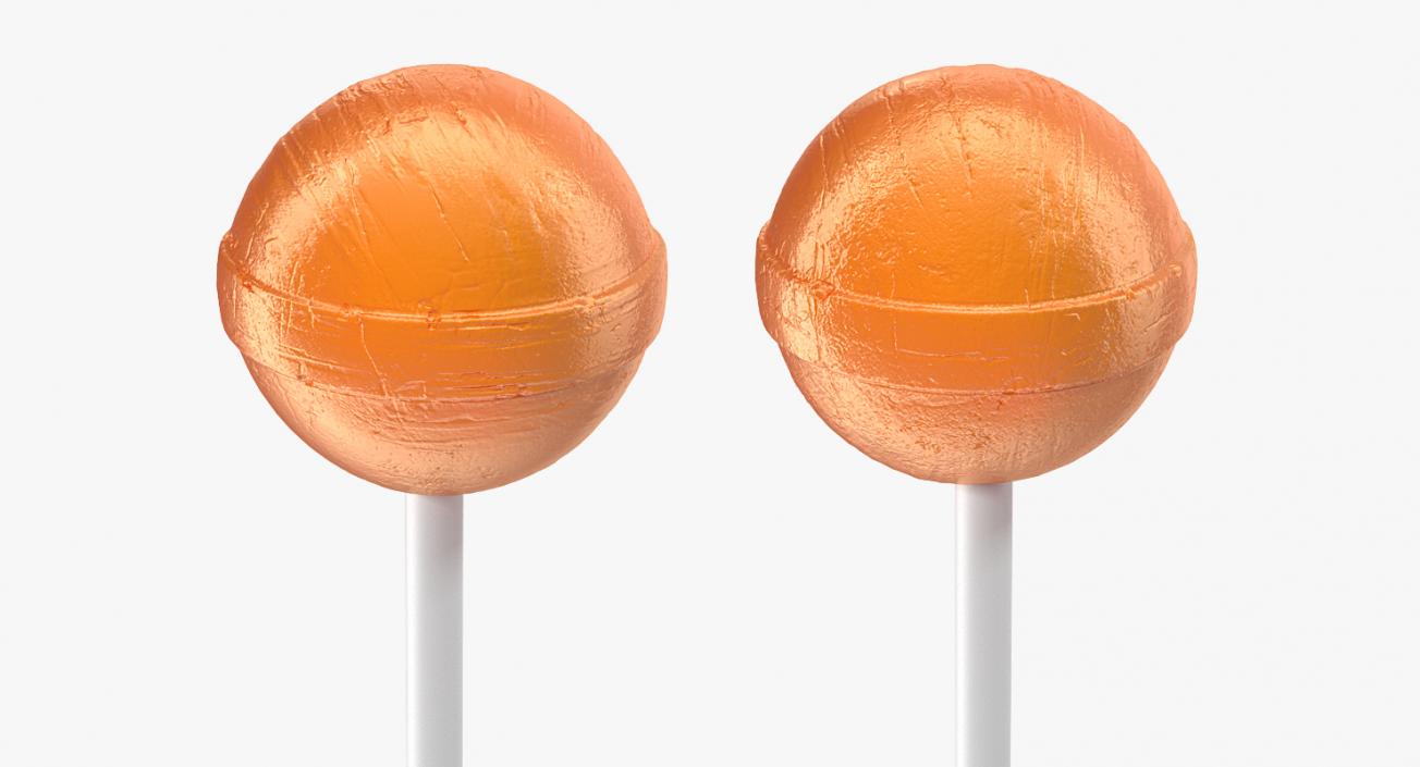 3D model Lollipop Orange