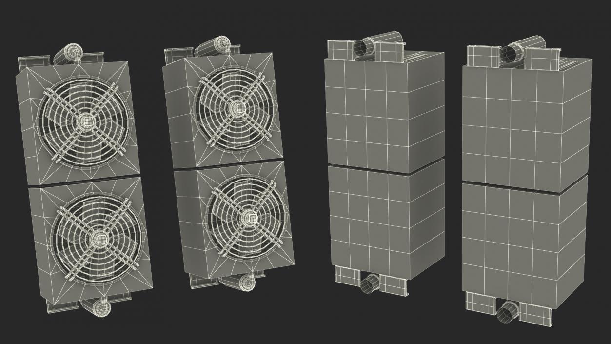 3D model Industrial HVAC Unit