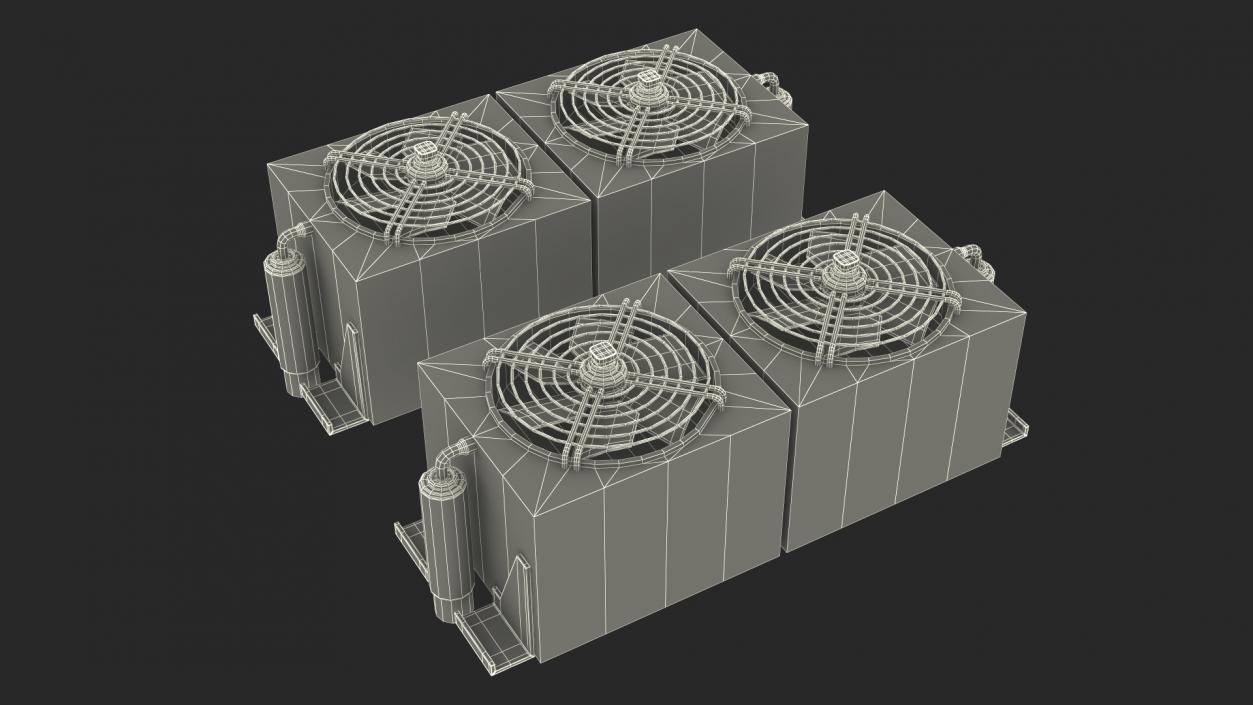 3D model Industrial HVAC Unit