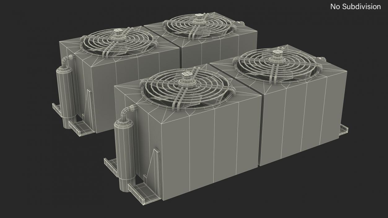 3D model Industrial HVAC Unit