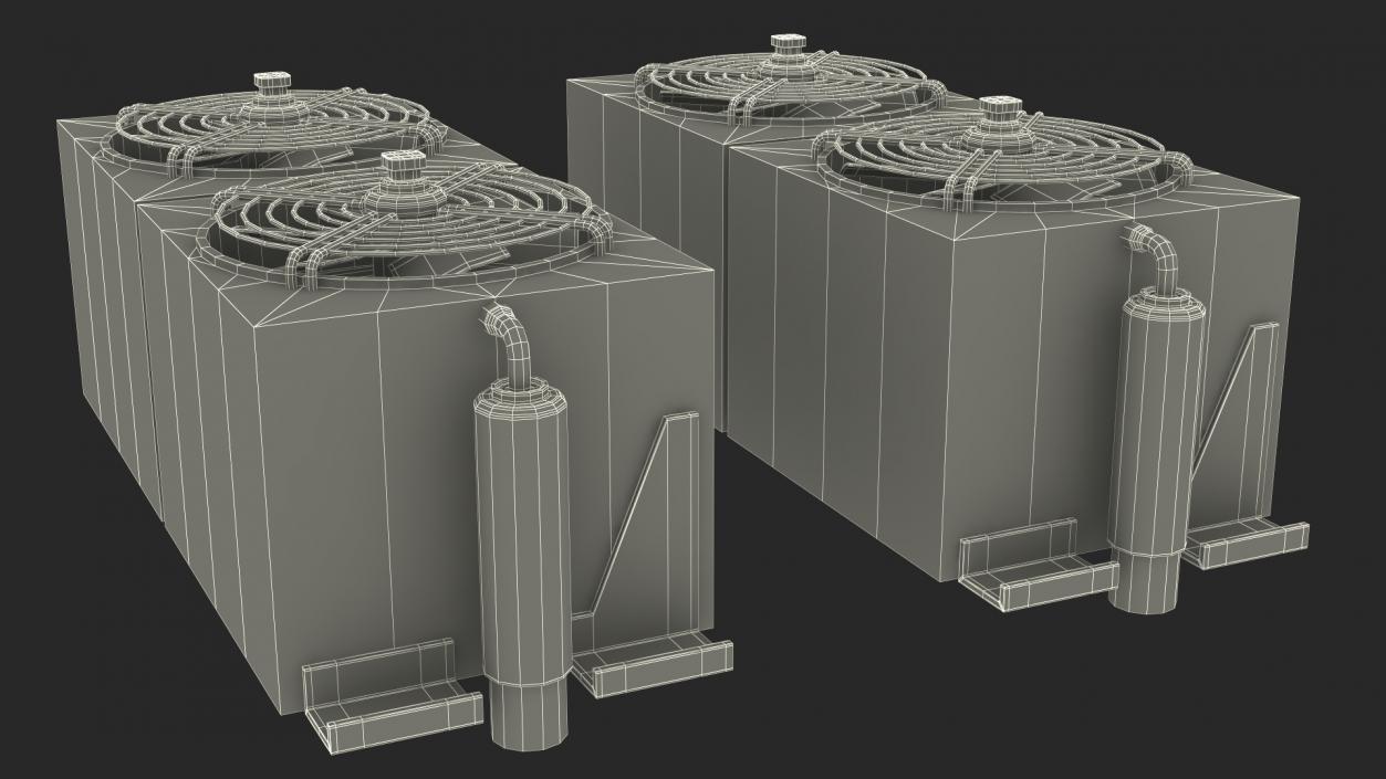 3D model Industrial HVAC Unit