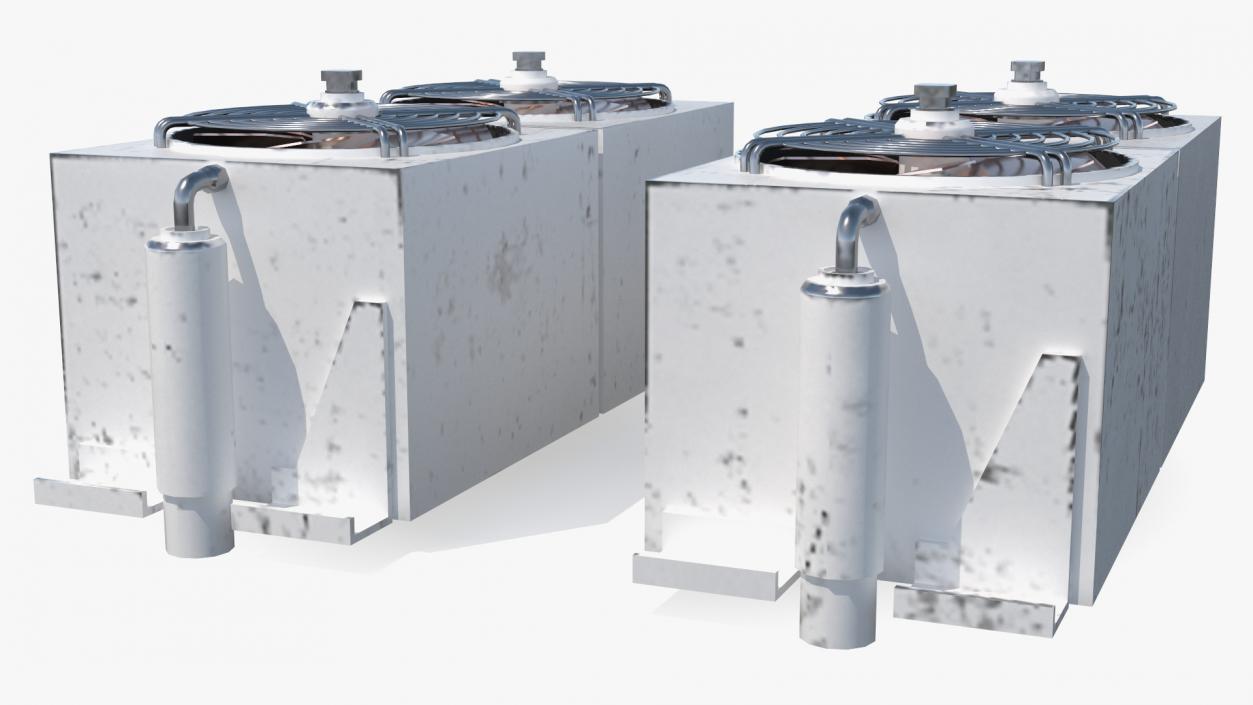 3D model Industrial HVAC Unit