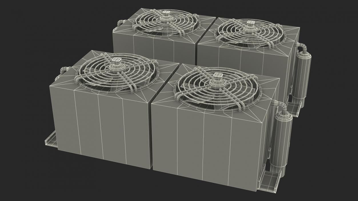 3D model Industrial HVAC Unit