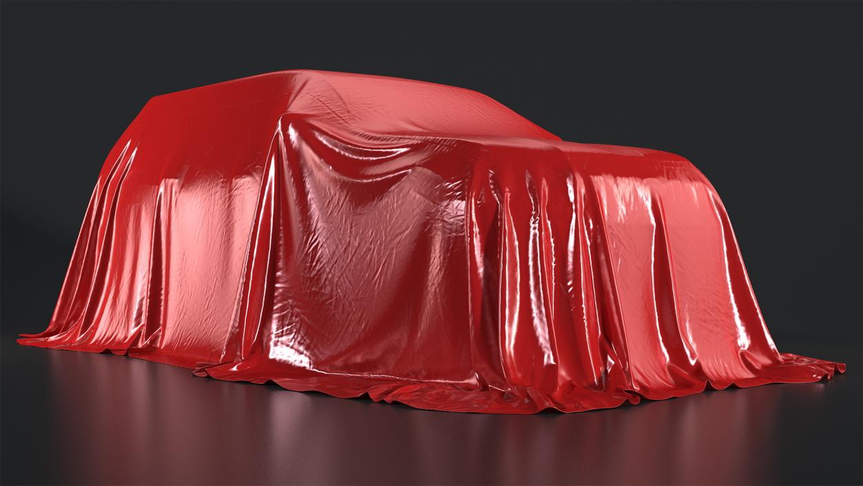 SUV Cover Material Protection 3D model