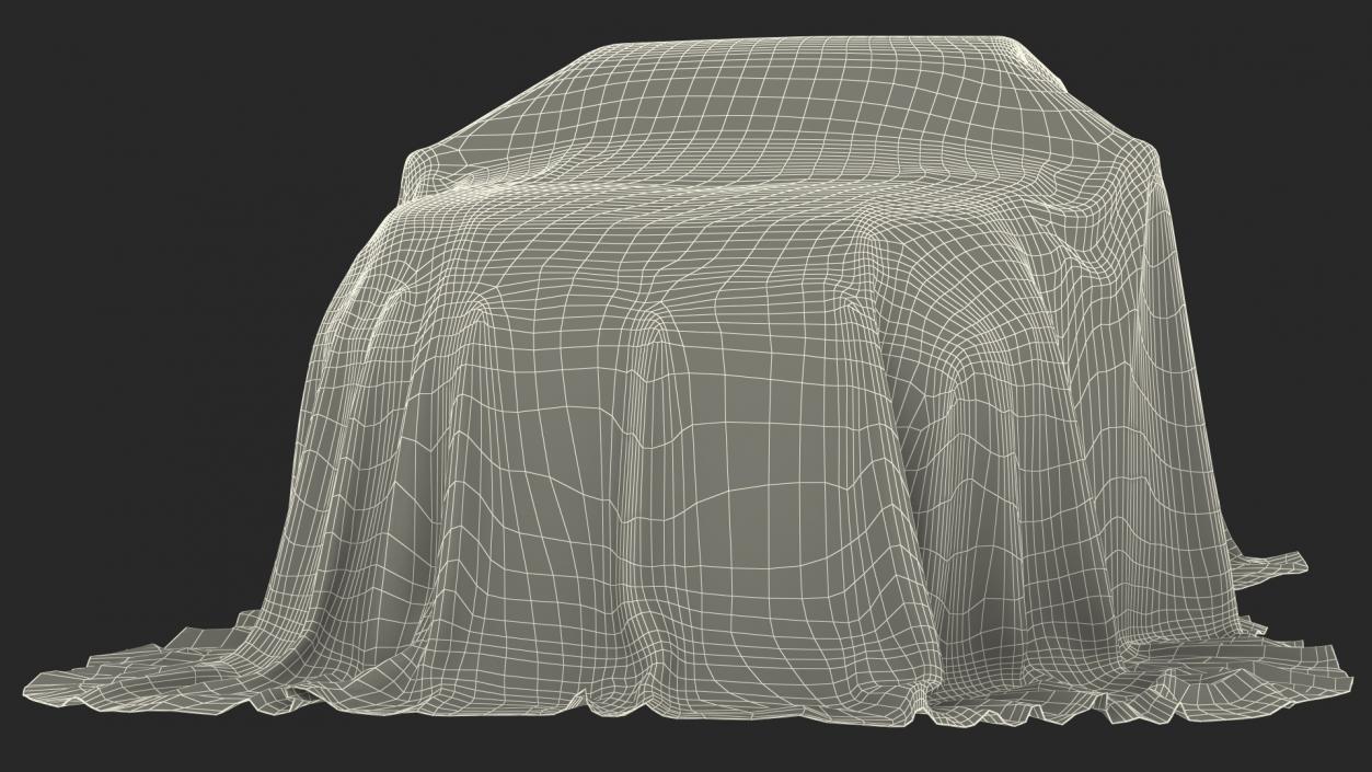 SUV Cover Material Protection 3D model