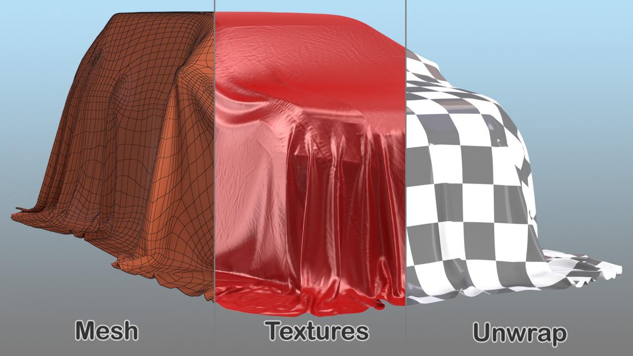 SUV Cover Material Protection 3D model