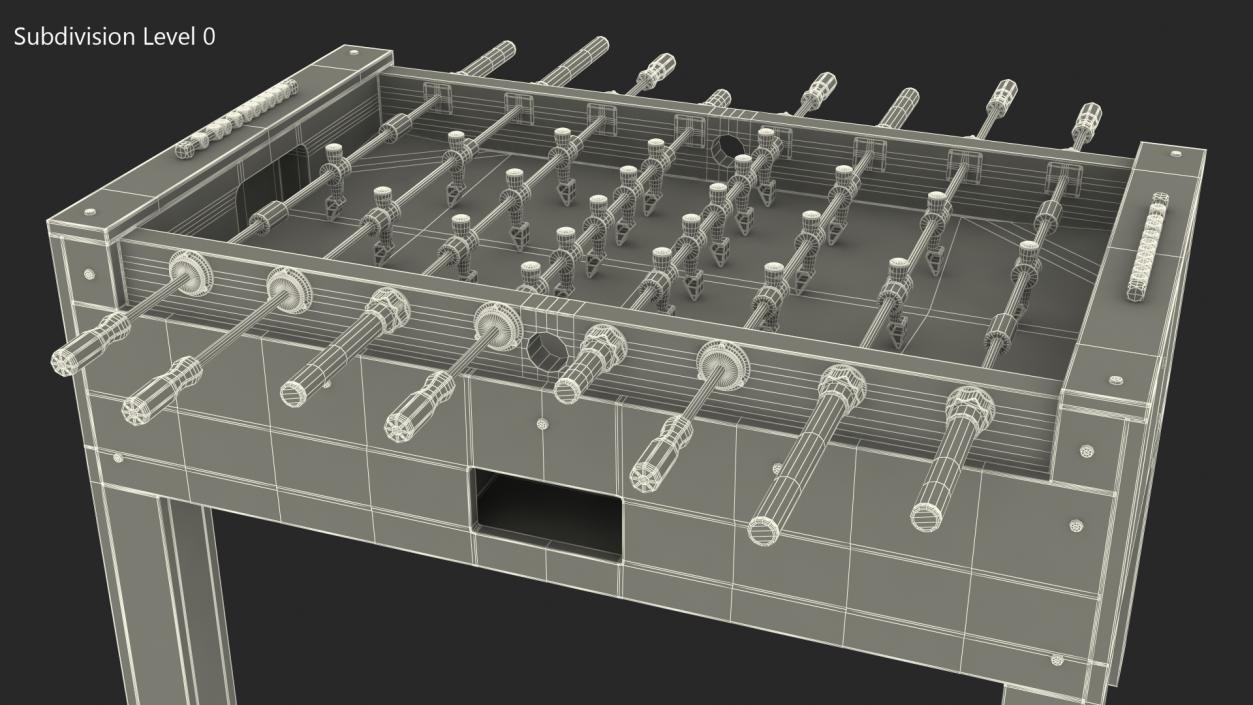 Foosball Table Generic 3D