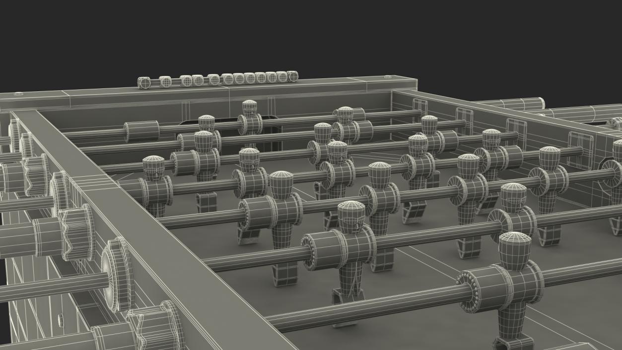 Foosball Table Generic 3D