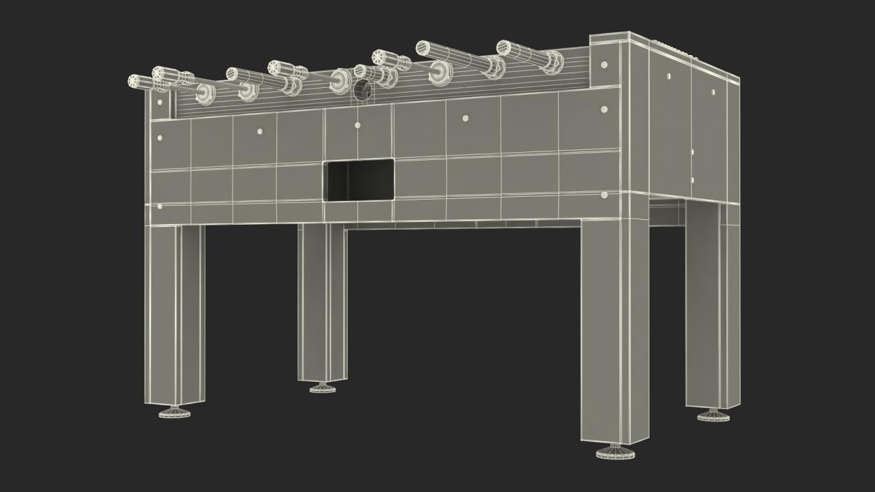 Foosball Table Generic 3D