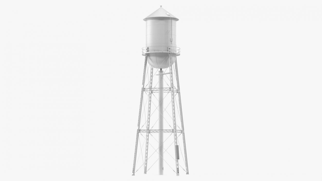 3D model Water Tower No1