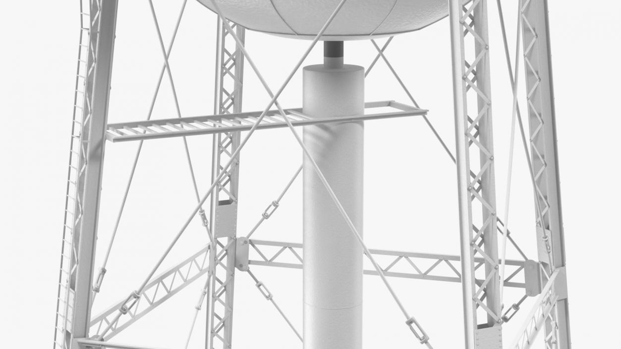 3D model Water Tower No1