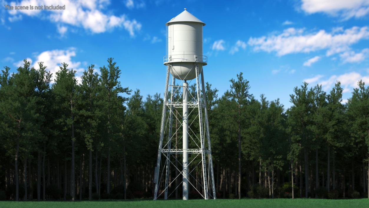 3D model Water Tower No1