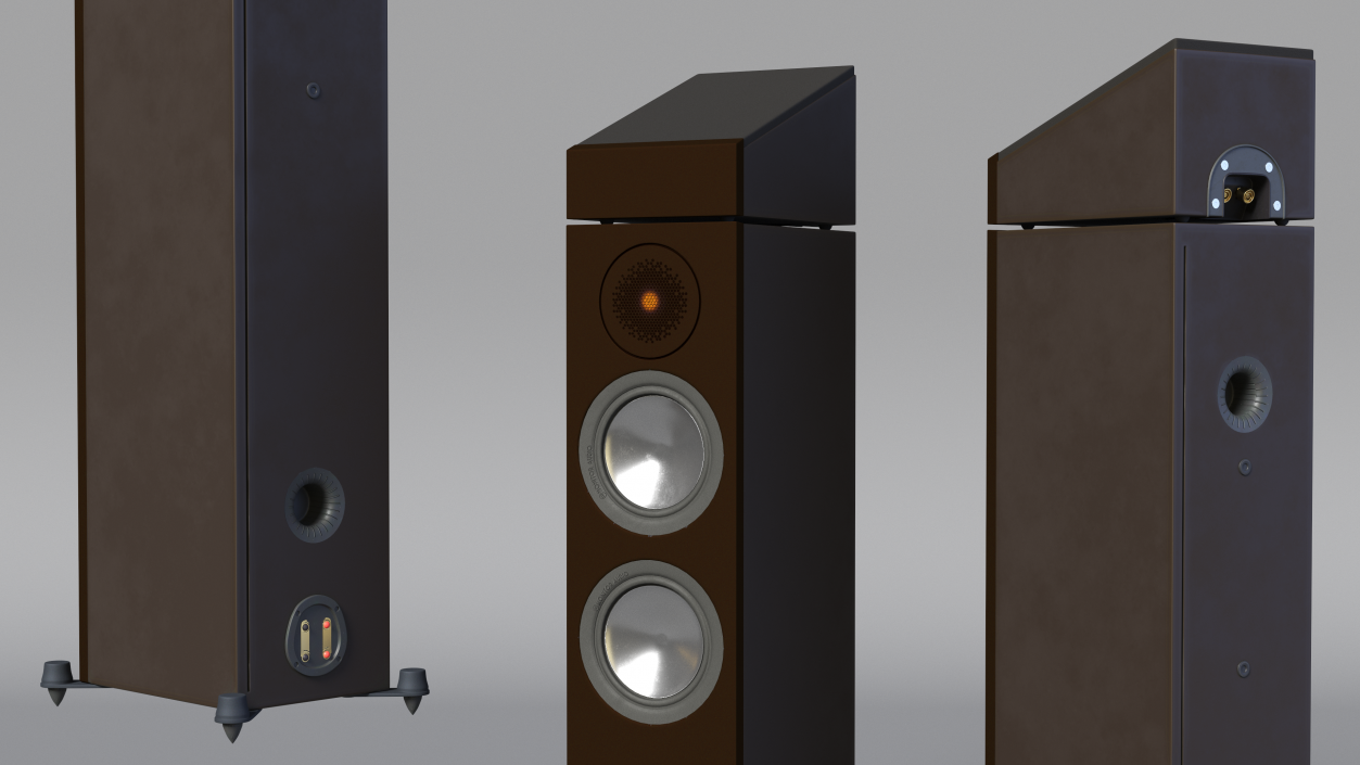 3D Dolby Atmos Enabled Speaker Brown model