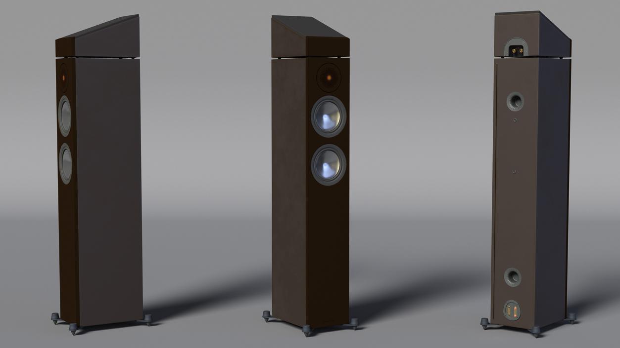 3D Dolby Atmos Enabled Speaker Brown model