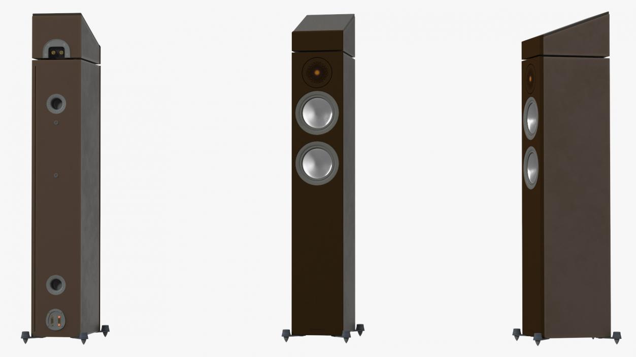 3D Dolby Atmos Enabled Speaker Brown model