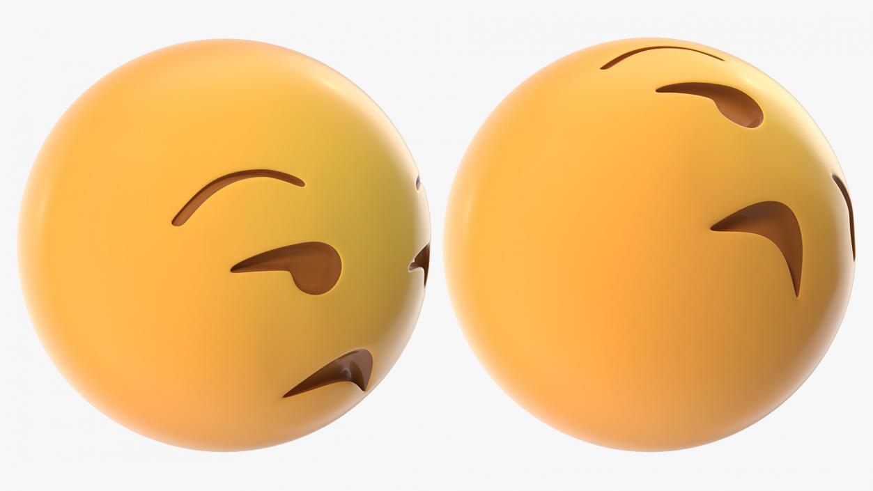 Unamused Emoji 3D model