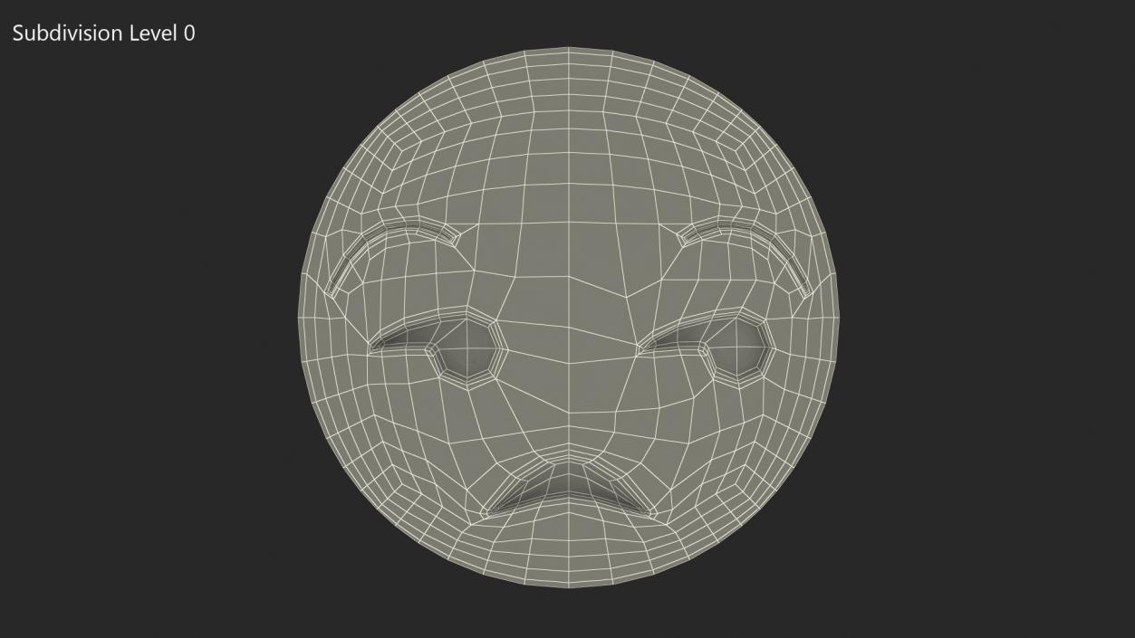 Unamused Emoji 3D model