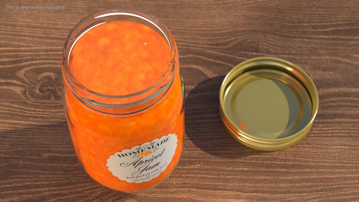 3D model Jam Jar Apricot