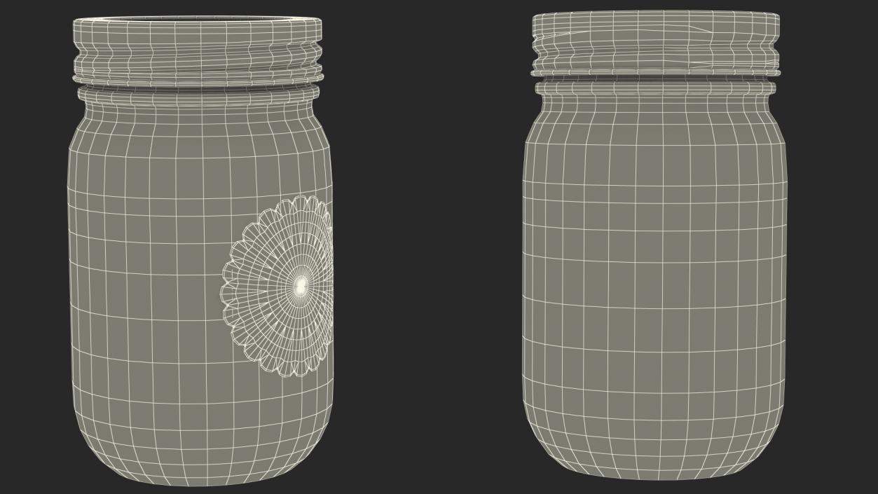 3D model Jam Jar Apricot