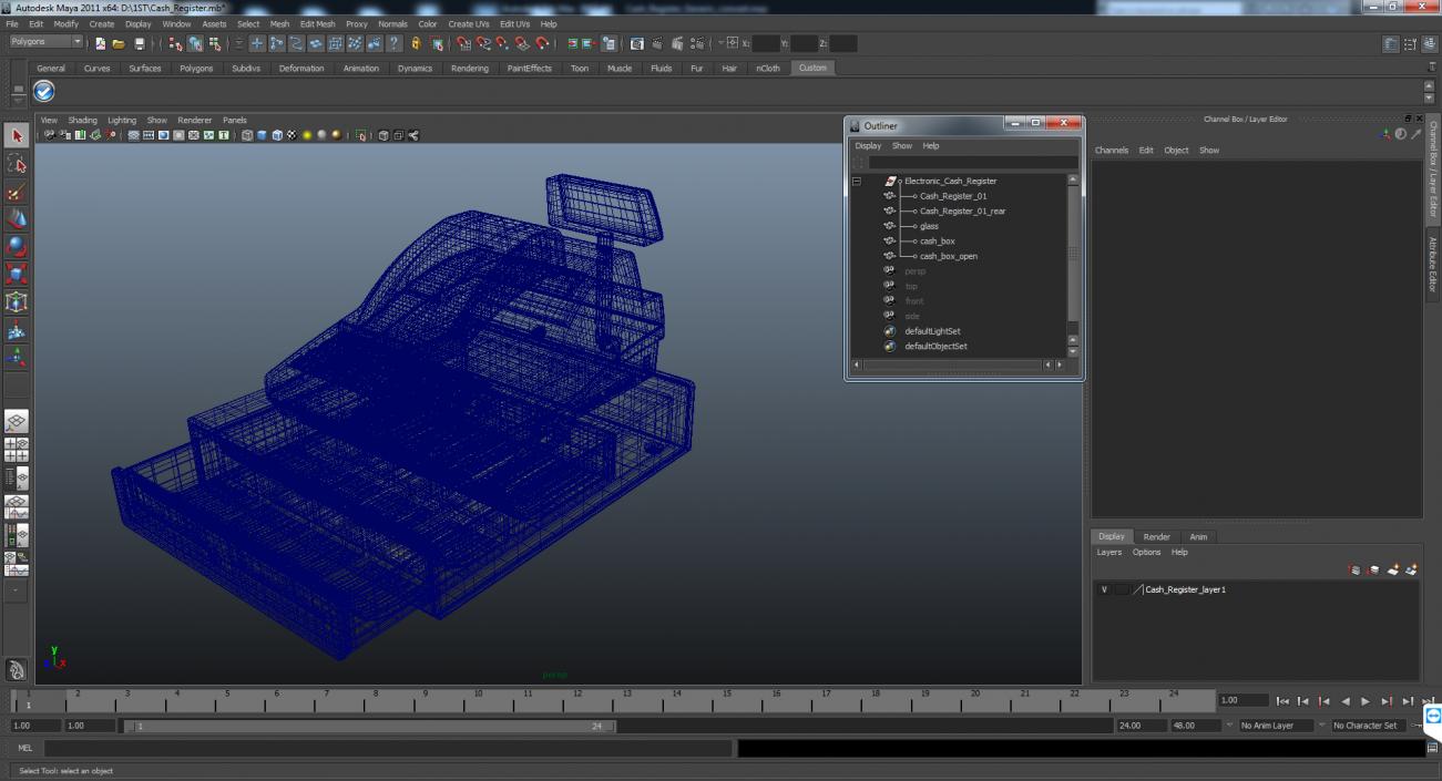 Electronic Cash Register 3D model