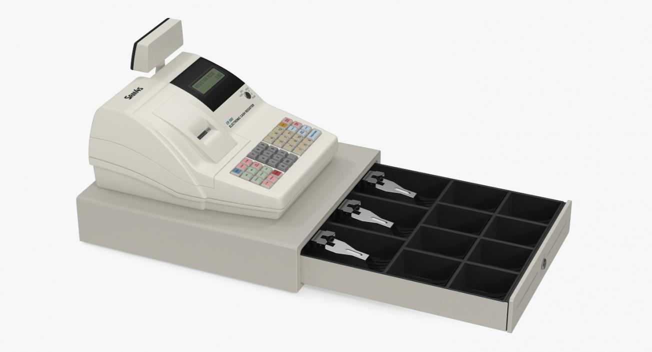 Electronic Cash Register 3D model