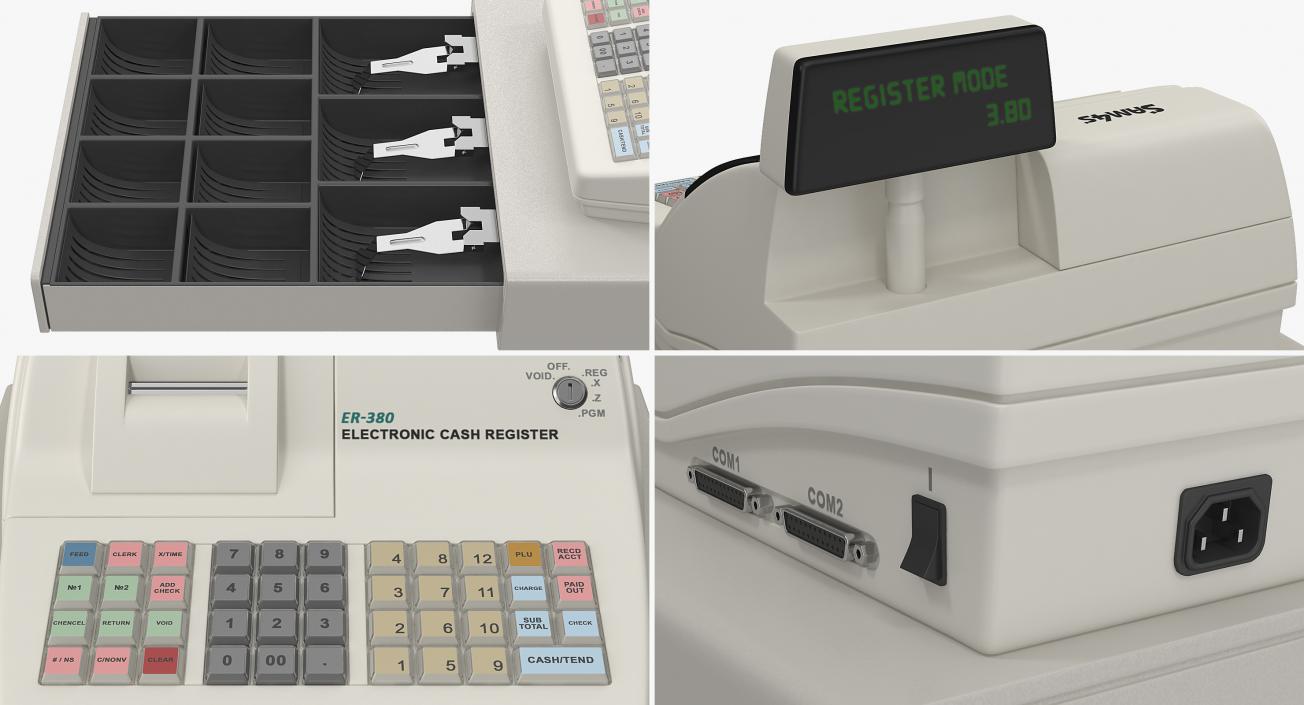 Electronic Cash Register 3D model