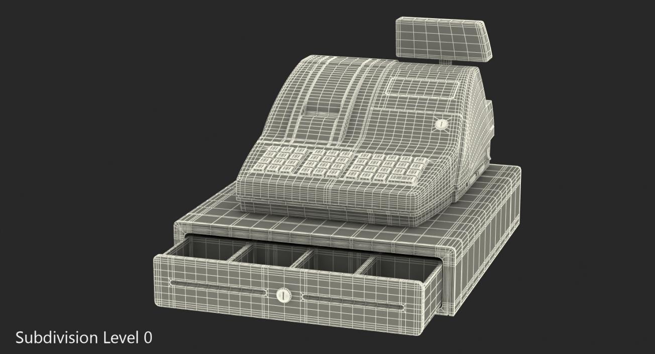 Electronic Cash Register 3D model