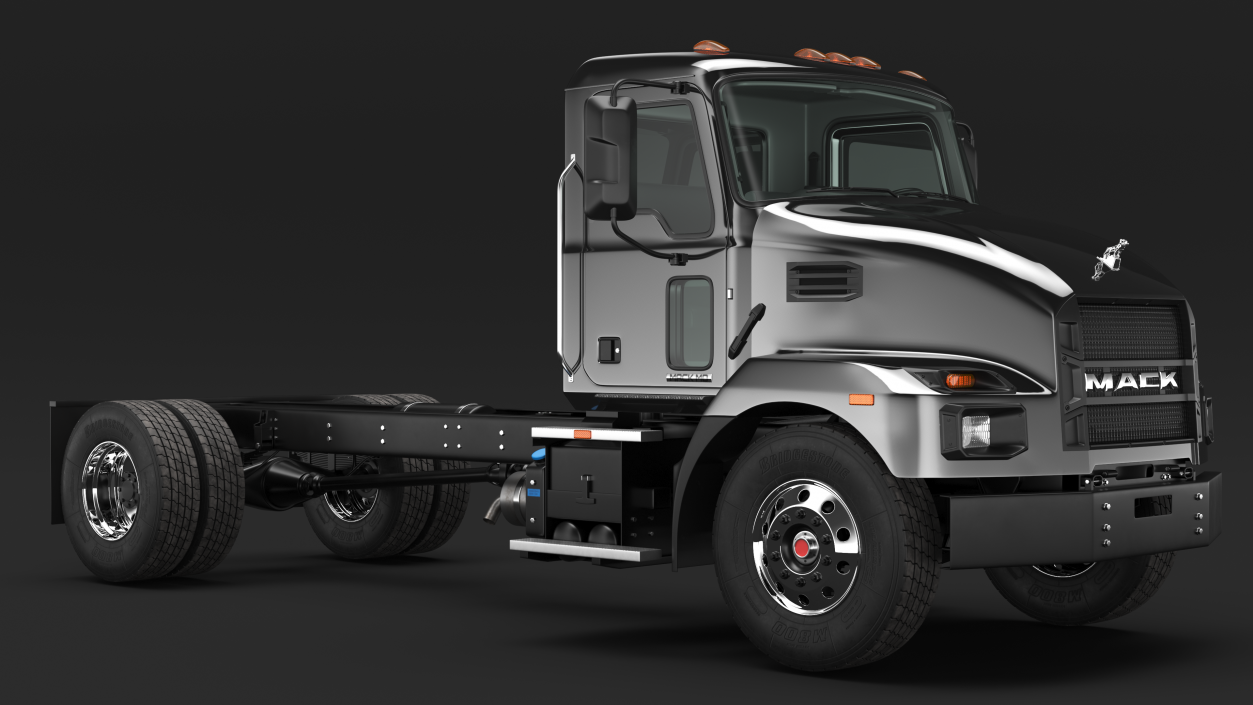 3D Mack MD6 Medium-Duty Truck