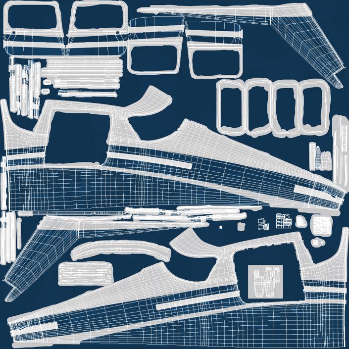 Multipurpose Civil Aircraft Generic Rigged 3D