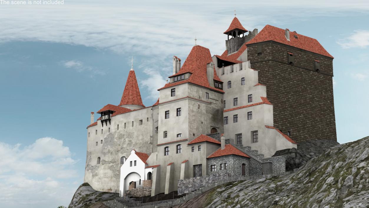 3D model Bran Draculas Castle