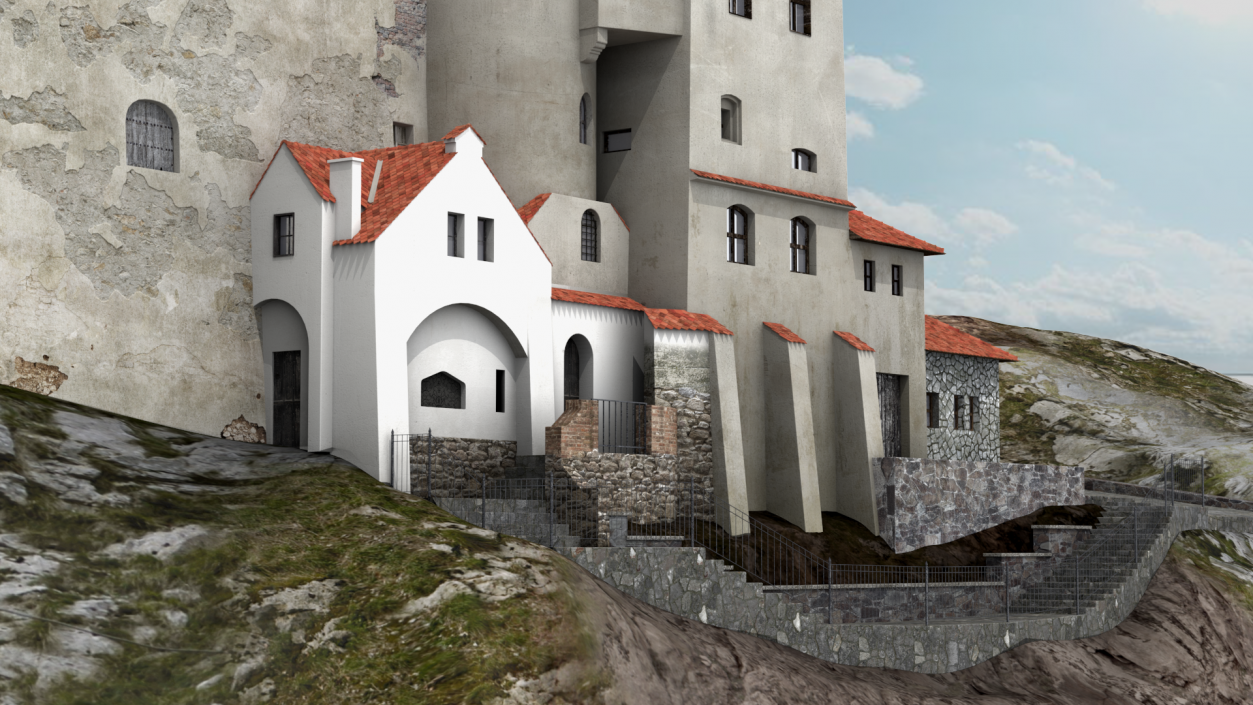 3D model Bran Draculas Castle