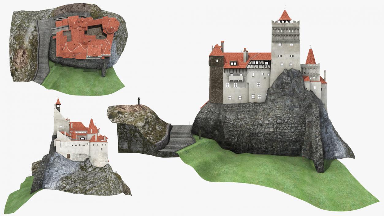 3D model Bran Draculas Castle