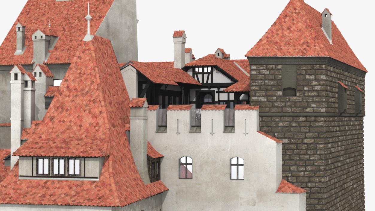 3D model Bran Draculas Castle