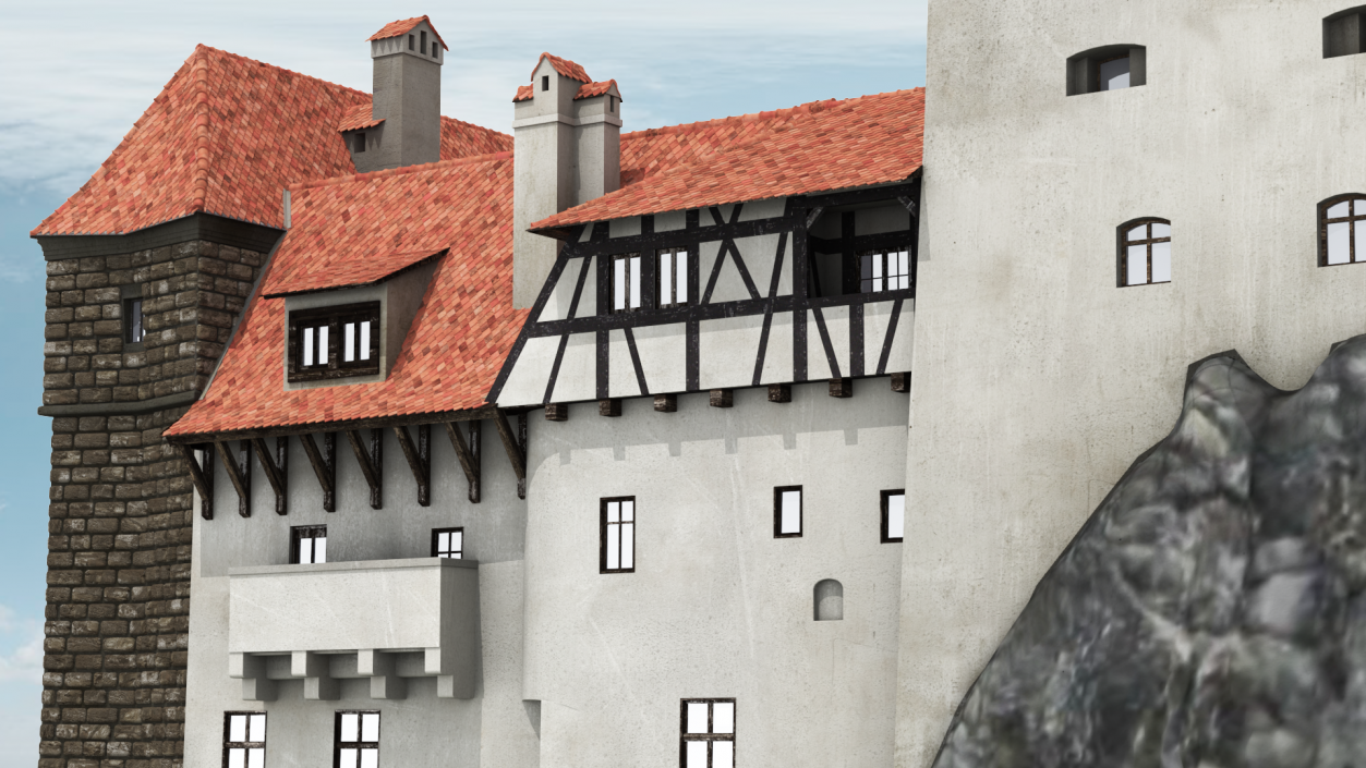 3D model Bran Draculas Castle