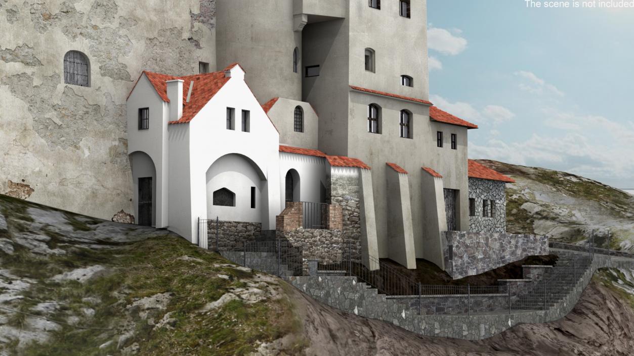 3D model Bran Draculas Castle