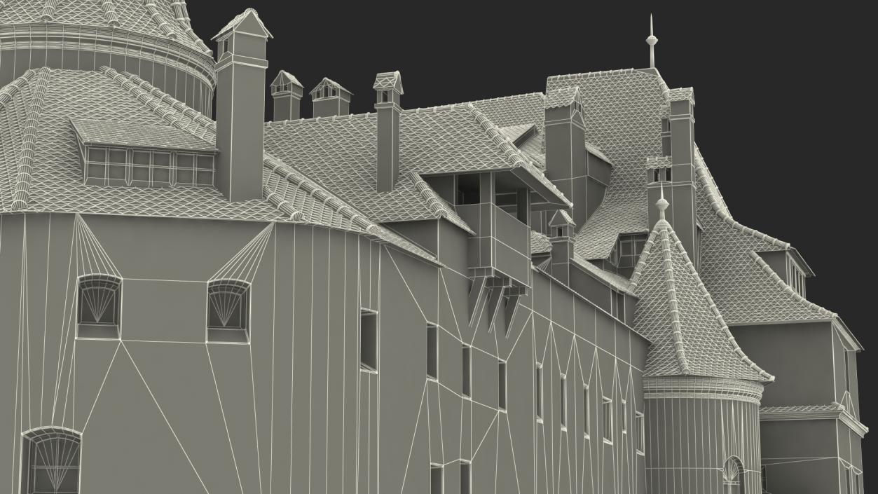 3D model Bran Draculas Castle