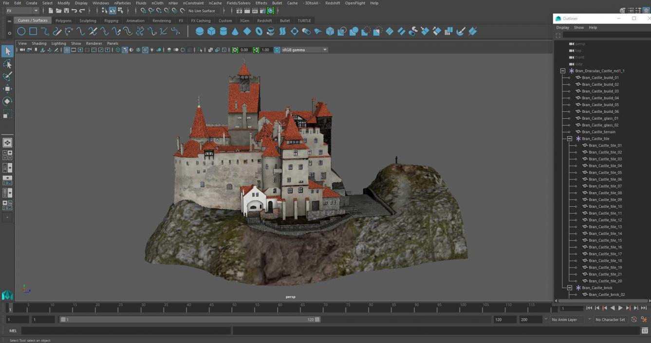 3D model Bran Draculas Castle