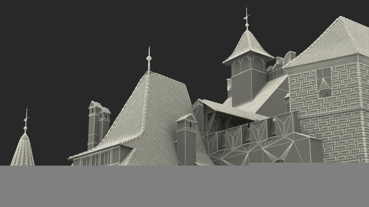 3D model Bran Draculas Castle