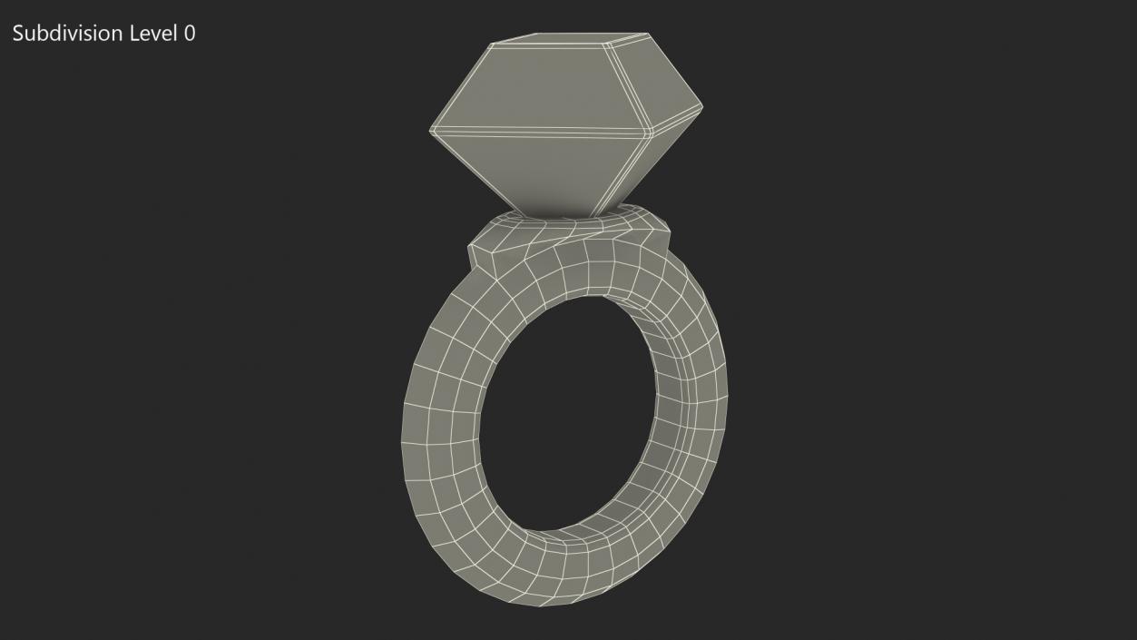 3D model Ring Emoji