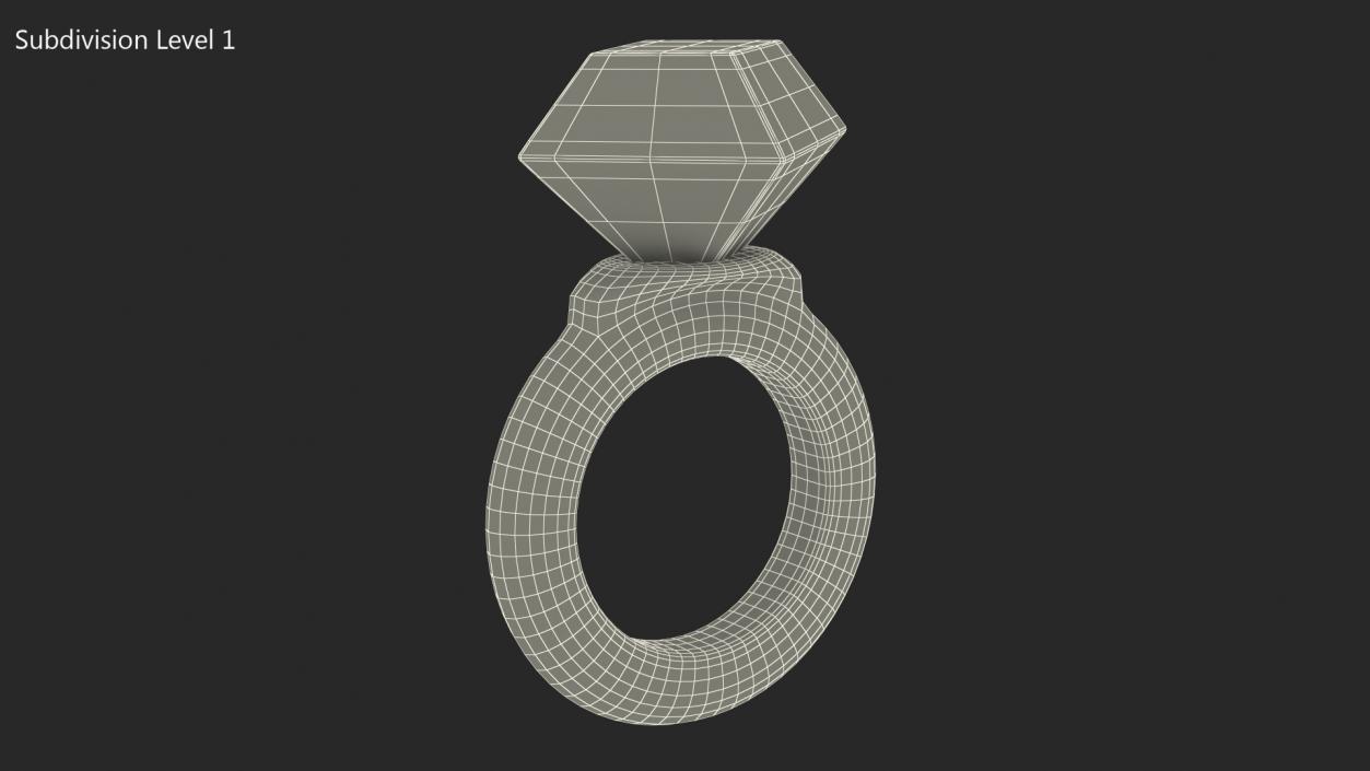 3D model Ring Emoji