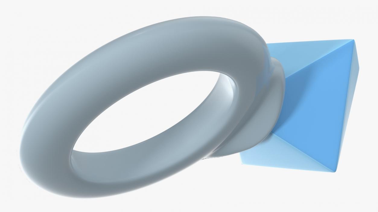 3D model Ring Emoji