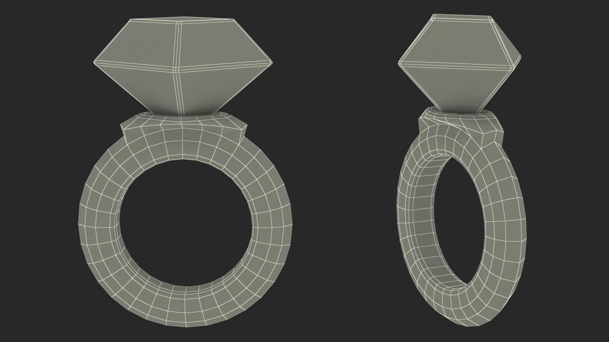 3D model Ring Emoji