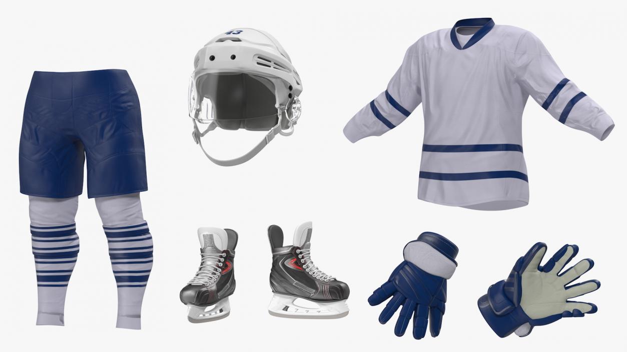 3D Hockey Equipment Generic 7