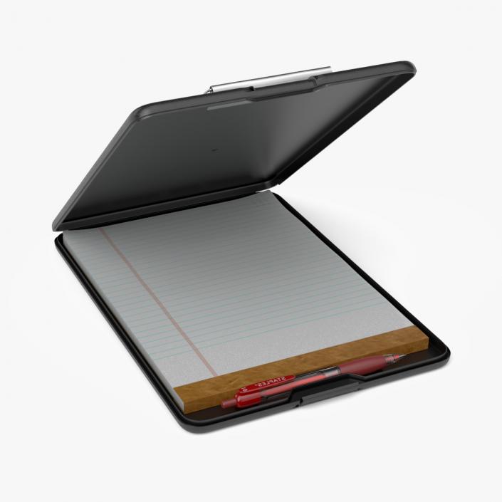 3D Storage Clipboard Black Open model