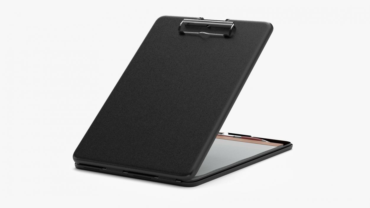 3D Storage Clipboard Black Open model