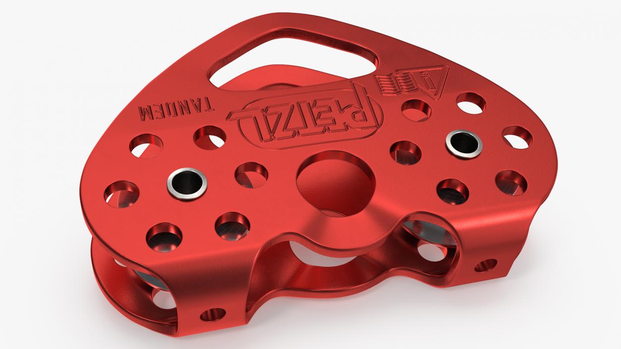 3D Zip Line Tandem Pulley Petzl model